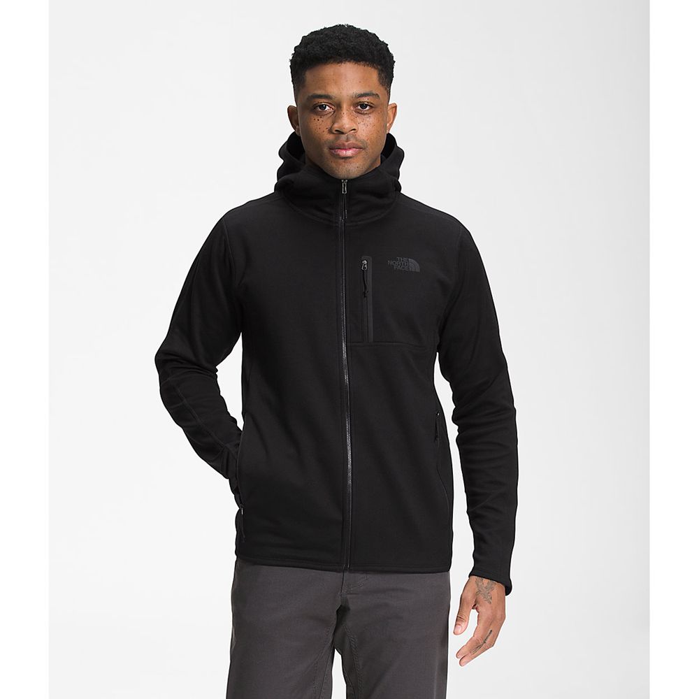 The North Face Hooded Jacket Mens Australia - The North Face Canyonlands Black Hiking (AKB-925876)